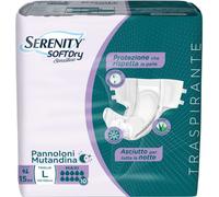 Serenity Slip pannoloni a mutandina Soft Dry Sensitive Maxi Taglia L 15 pezzi