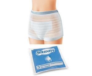 Serenity Mutandina A Rete Elastica Per Pannoloni Taglia S 3 Pezzi