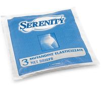 MUTANDINA ELASTICA RETTANGOLARE A RETE SERENITY M 3 PEZZI