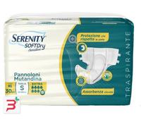 Serenity Pannoloni mutandina Soft Dry Sensitive Extra Taglia L 30 pezzi