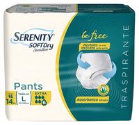 Serenity Soft Dry - Sensitive Be Free Pannoloni Pants Taglia , 14 Pants, L