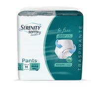 Serenity Pants Super M - Pantaloni Serenity sd sensitive assorbenti per l'incontinenza, 12 pezzi