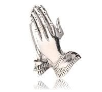 Serenity Preghiera Spilla Spille Oro Pregare Mani Vintage Risvolto Distintivo Spille per le Donne Gioielli Moda Abbigliamento Decorazione Accessori, 1.57"*1.06"inch, Metallo, Nessuna pietra preziosa
