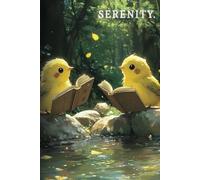 SERENITY, Reading Birds Journal, daily writing journal for men & women, positive creative writing