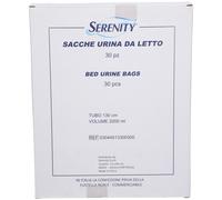 Serenity SACCA DI DRENAGGIO DA LETTO PER INCONTINENZA SERENITY TUBO 130 CM 30 PEZZI