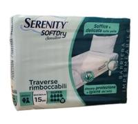 Serenity Serenity Soft Dry Sensitive - 15 Traverse Assorbenti Per Incontinenza Super 80X180 Cm