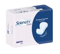 Serenity Soft Dry - Pannoloni sagomati maxi per l'incontinenza con aloe, 30 pezzi