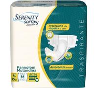 Serenity Pannoloni a mutandina Soft Dry Sensitive Extra per adulto Taglia M 15 pz