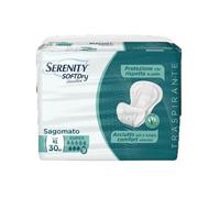 Serenity Soft Dry Sensitive Pannolone Sagomato Protezione Super Assorbente per Incontinenza, 30 Pezzi