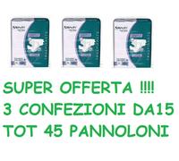SERENITY SOFTDRY PANNOLONI MUTANDINA MAXI XL 15 PEZZI X 3 CONFEZIONI TOT45