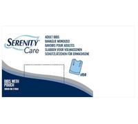 SERENITY SpA SERENITY CARE BAVAGLIA MONOUSO CON TASCA 38X50 CM 150 PEZZI