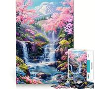 Serenity﹨u Puzzle della tranquillità per adolescenti 1000 pezzi Gioco per l'esercizio mentale Design rilassante Assemblaggio Sorpresa di Natale (38x52cm)