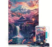 Serenity ﹨u Puzzle di tranquillità da 1000 pezzi per adolescenti, gioco di logica mentale, evasione rilassante, arte dai bordi sottili, oggetto da collezione (38x52cm)
