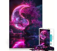 Serenity﹨u Puzzle di tranquillità da 1000 pezzi per adolescenti Migliora la memoria Rilassati Tempo Bordo preciso Regalo creativo (50x75cm)
