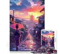 Serenity﹨u Puzzle di tranquillità da 1000 pezzi per adulti, gioco di logica e senso, per il tempo libero, con bordi lisci, regalo stagionale (38x52cm)