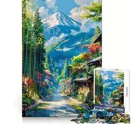 Serenity﹨u Puzzle di tranquillità per adolescenti 1000 pezzi Giocattolo intelligente per il tempo libero Taglio preciso Lista dei desideri di Babbo Natale (38x52cm)