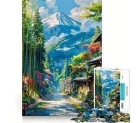 Serenity﹨u Puzzle di tranquillità per adolescenti 1000 pezzi Giocattolo intelligente per il tempo libero Taglio preciso Lista dei desideri di Babbo Natale (38x52cm)