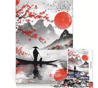 Serenity﹨u Puzzle per adulti, 1000 pezzi, rompicapo, rilassante, con schema di assemblaggio, oggetto ideale per i desideri di Babbo Natale (38x52cm)