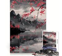 Serenity﹨u Puzzle rilassante da 1000 pezzi per adolescenti Migliora la memoria Rilassati Tempo Esatto Bordo Creativo Regalo (38x52cm)
