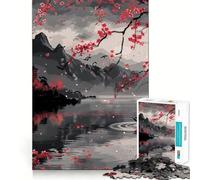 Serenity﹨u Puzzle rilassante da 1000 pezzi per adolescenti Migliora la memoria Rilassati Tempo Esatto Bordo Creativo Regalo (38x52cm)