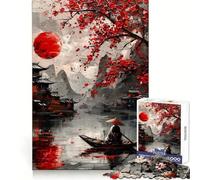 Serenity﹨u Tranquillità Puzzle per adulti 1000 pezzi Gioco per allenare la mente Gioco rilassante Immagine da assemblare Regalo artistico (50x75cm)