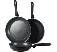 Serenk Excellence - Set di padelle in granito da 3 pezzi