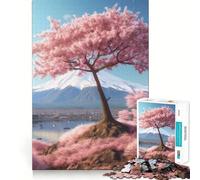 Sereno Monte Fuji per adulti, puzzle da 1000 pezzi, gioco per esercitare la mente, divertimento in famiglia, taglio di precisione, regalo adorabile (38x52cm)