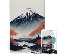 Sereno Monte Fuji per adulti, puzzle da 1000 pezzi, gioco per esercitare la mente, divertimento in famiglia, taglio di precisione, regalo adorabile (38x26cm)