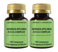 Serenoa Epilobio Zucca Complex con Ortica Pygeum Africanum Licopene e Verga D'Oro 200 Compresse, 1 al Giorno | Integratore per la Prostata e per le Vie Urinarie