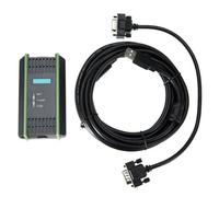 Serenophile Cavo di programmazione USB MPI per Siemens S7-200/300/400 PLC, per adattatore RS485 compatibile con 6ES7972-0CB20-0XA0, supporta protocollo PPI/MPI e Win7