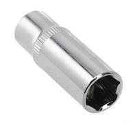 Serenophile Deep for Impact Socket 4-14 mm 1/4" Square Drive Adapter finitura cromata ad alta durezza Socket riduttore adattatore per la manutenzione dell'auto argento 50 mm (13 mm)