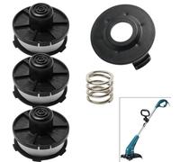Serenophile Filo per decespugliatore, set di coperture per bobina, testa di alimentazione a urti, in nylon da 1,6 mm, lunghezza 8,2 m, per Makita DUR181Z DUR141 BUR181, confezione da 5
