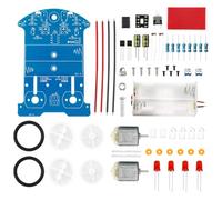 Serenophile Intelligent Line Following Kit per auto con rilevamento automatico per educazione robotica, piattaforma di progetto di apprendimento elettronico fai da te per studenti e hobbisti
