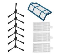 Serenophile Kit Aspirapolvere per iLife per Zaco per V3 V3s V5 V5s Pro e per Medion MD16192 MD18500 MD18501 MD18600 con Filtri Spazzole Laterali