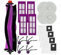 Serenophile Kit di parti di ricambio per aspirapolvere robot eureka J15 Max Ultra, include spazzola laterale principale, filtro, panno mocio e sacchetto per la polvere, set di accessori per la pulizia