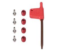 Serenophile Kit tubo freno idraulico per bici Olive e inserti per sram Stealth-a-Majig, diametro esterno 5 mm, diametro interno 2 mm, raccordi in acciaio inossidabile e alluminio con chiave T8, 4 set