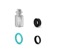Serenophile Leva del freno in lega ad alta resistenza con 3 guarnizioni in gomma compatibile con Magura MT2 MT4 MT5 per MT6 MT7 MT8 HC3 10 x 21 mm argento