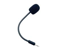 Serenophile Microfono di ricambio da 2,5 mm per cuffie da gioco cablate jbl Q100, microfono omnidirezionale con tubo flessibile, asta in metallo, nero