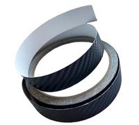 Serenophile Nastro protettivo per la testa della racchetta da tennis, 5 m x 2,1 cm per bordo striscia di protezione per telaio da pickleball, rotolo adesivo antigraffio nero