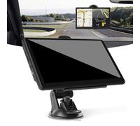 Serenophile Navigatore GPS da 7 pollici per auto e camion, 8 GB 128 MB di RAM, navigatore satellitare touchscreen HD con mappe del Regno Unito, guida vocale, visiera parasole, navigatore portatile per