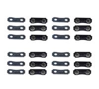 Serenophile Set di 12 maglie di ricambio per catena per motosega, passo 3/8 LP, calibro 0,050, parti di ricambio con cinghie di fissaggio per manutenzione e fissaggio della sega