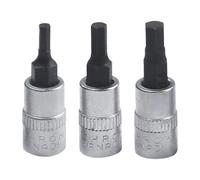 Serenophile Set di 3 punte esagonali da 1/4 di pollice, in acciaio al cromo vanadio H3-H8, lunghezza 38 mm, per riparazione di fabbrica, arredamento per la casa