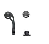 Serenophile Staffa di montaggio per computer da bici per Garmin Edge 25 130 200 500-530 800-830 GPS, clip per manubrio con fotocamera sportiva e supporto per faro, plastica in nylon