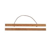 Serenophile Supporto magnetico da parete in legno di teak, cornice di scorrimento in legno, espositore artistico, in legno massello naturale, per stampe da 21-51 cm, decorazione magnetica da parete