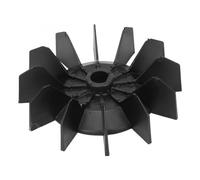 Serenophile Ventola 5P per compressore d'aria, diametro 211 mm, ventola di raffreddamento in plastica ingegneristica con foro D da 24 mm, parte di ricambio nera ad alta resistenza