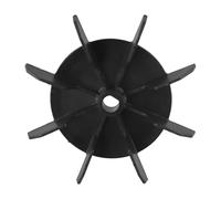 Serenophile Ventola per compressore d'aria 3P, diametro 150 mm con foro da 14 mm, ventola di raffreddamento in plastica ad alta resistenza per compressore a pistone, nero