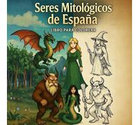 Seres mitológicos de España: Cuentos Mitológicos de España para Colorear y Leer