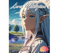 Seres Mitológicos, Mundo Elfo.: Libro de aprendizaje sobre elfos con estilo anime, con ilustraciones descriptivas y dibujos para colorear.