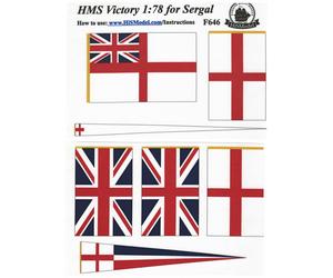 Sergal HMS Victory 1:78 - set di bandiere