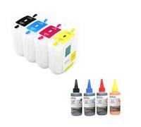 SErgcrFXb Cartuccia d'inchiostro ricaricabile a 4 colori compatibile con la stampante Officejet Pro 8000 8500 8500A Codice articolo 940 XL 940XL(one set 4pcs)